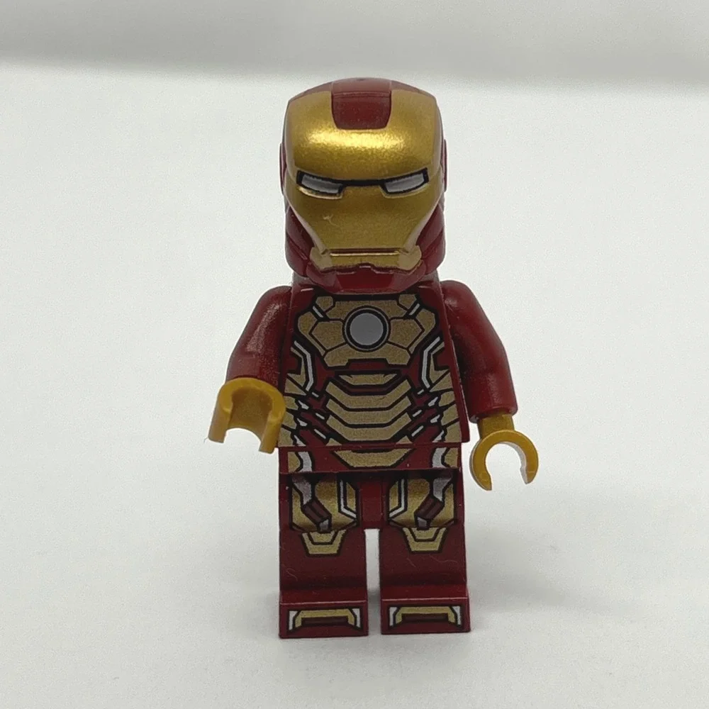 LEGO Iron Man Minifigure Mark 42 Armor 2013 Super Hero Avengers Tony Stark